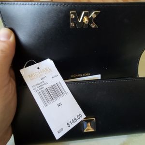 Michael Kors Black Leather Wallet